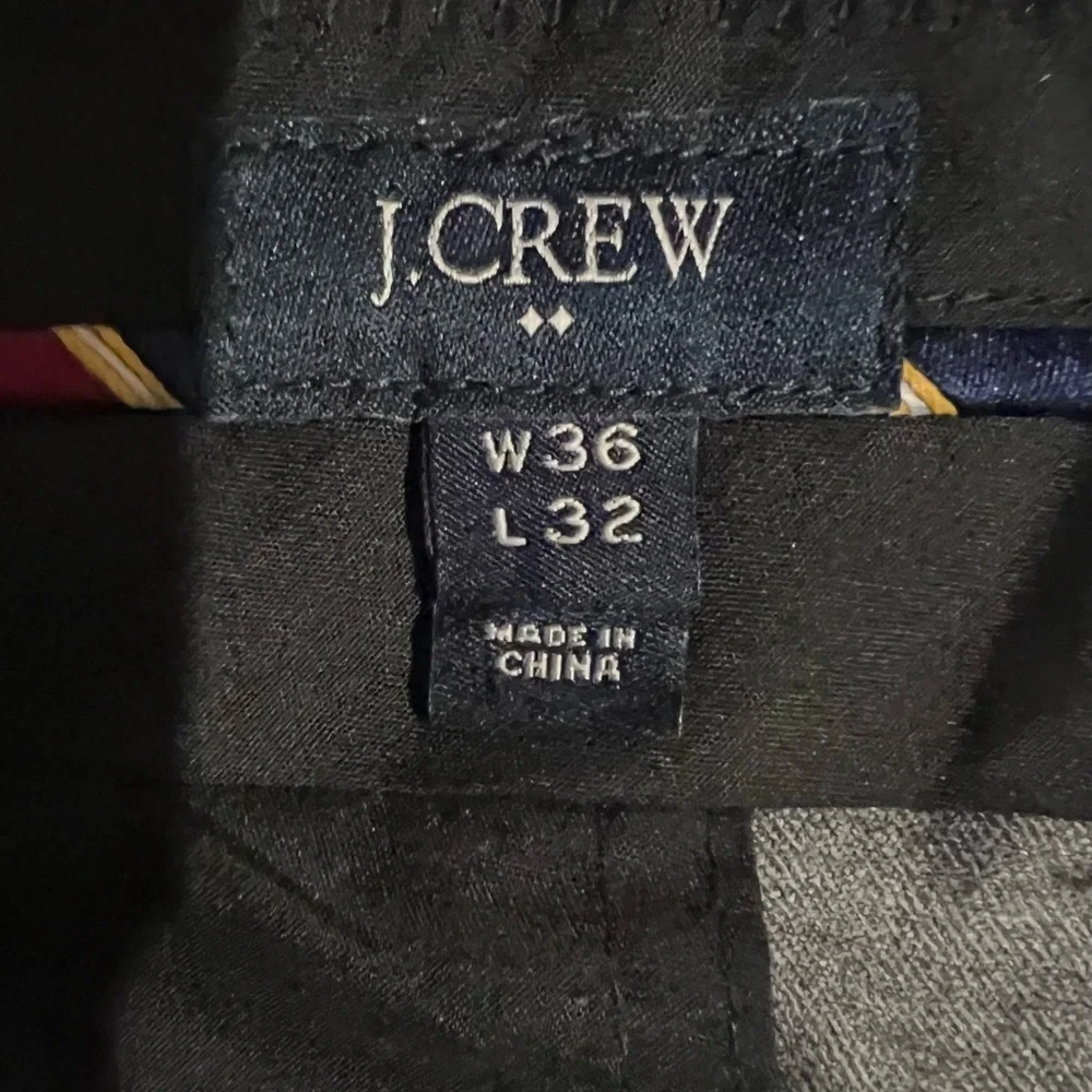 J.Crew men’s Slim Bedford gray wool pants size 36 x 32